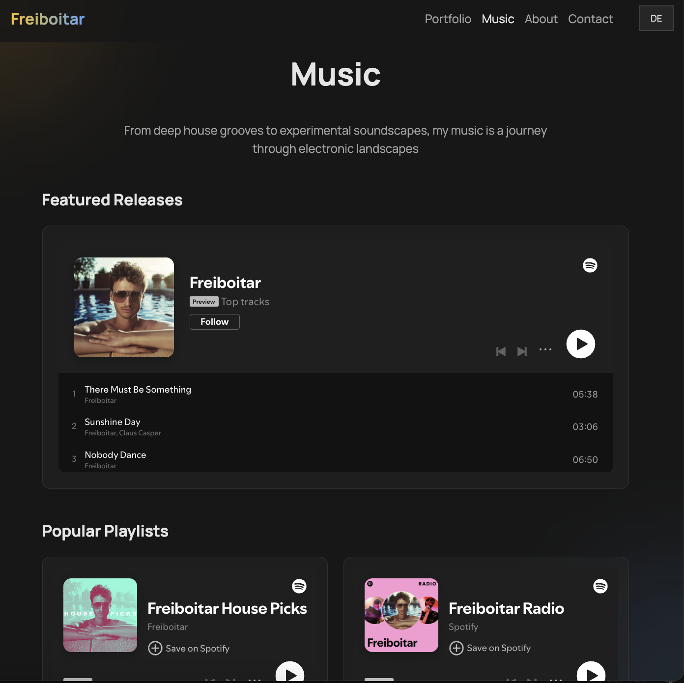 Feiboitar Music Page